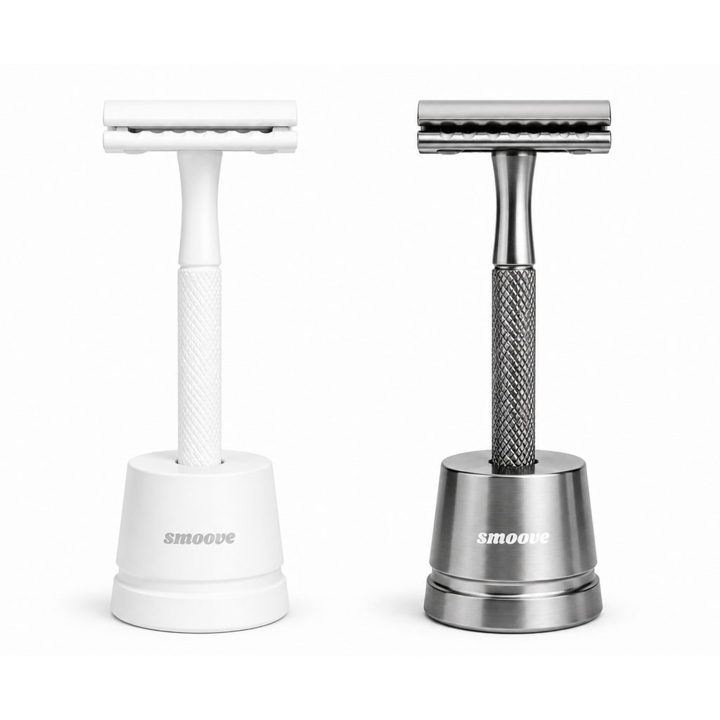 SMOOVE Safety Razor & Stand Set