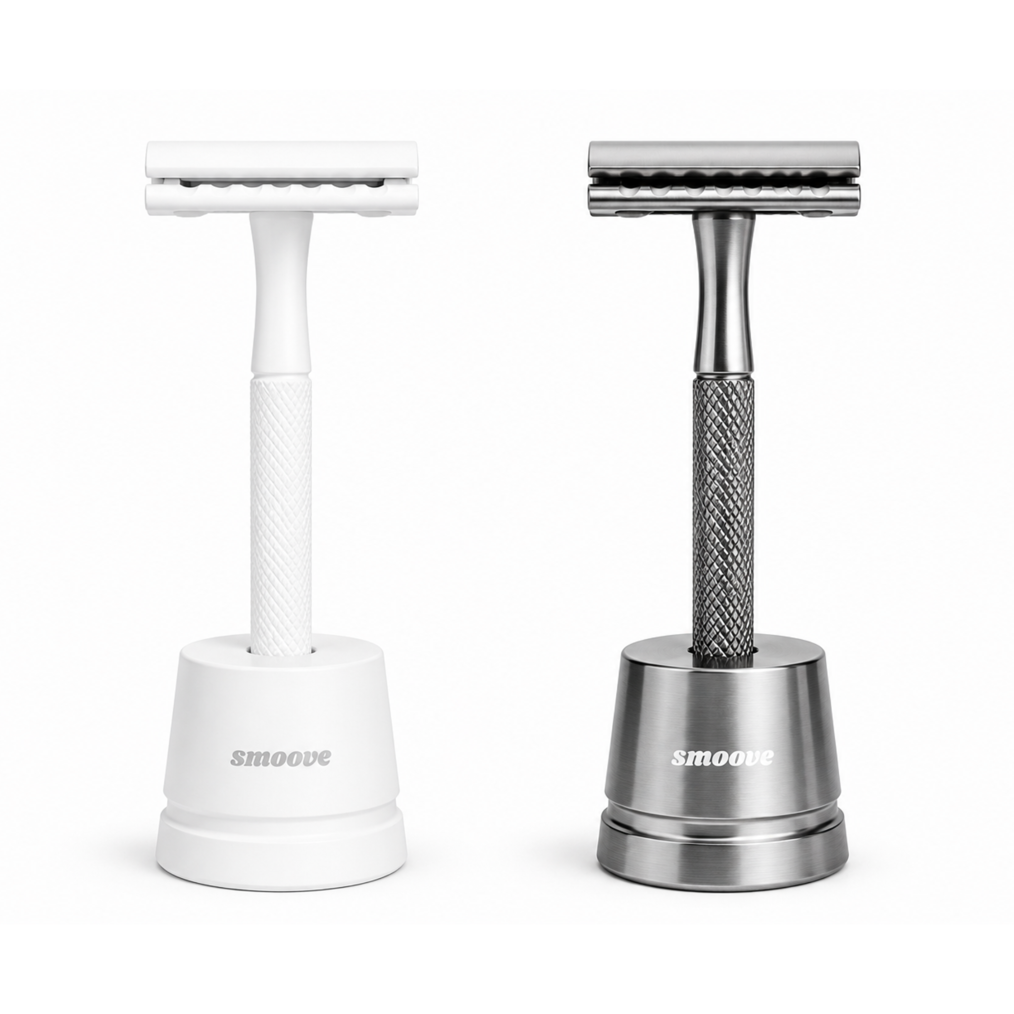 SMOOVE Safety Razor & Stand Set